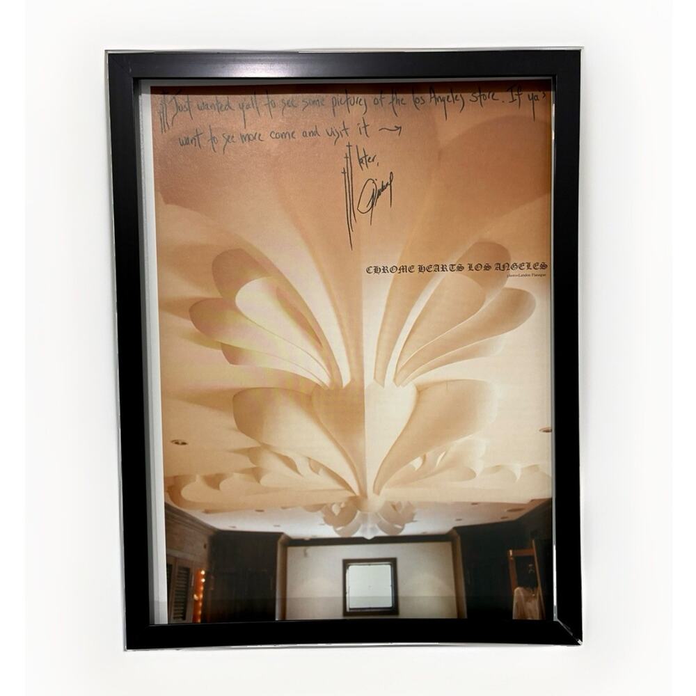Chrome Hearts 9x11 Framed Magazine cutout poster
